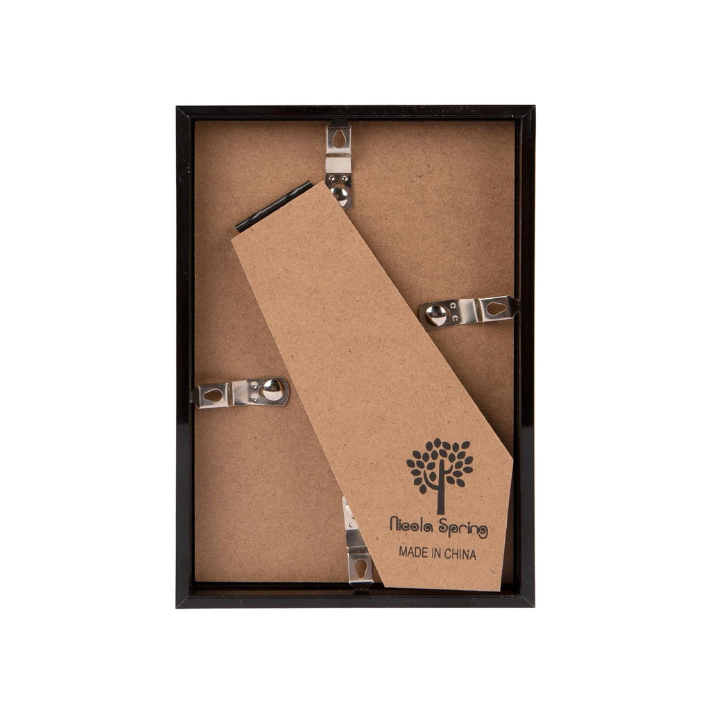 5 x 7 Black 3D Deep Box Photo Frame - with 4 x 6 Mount