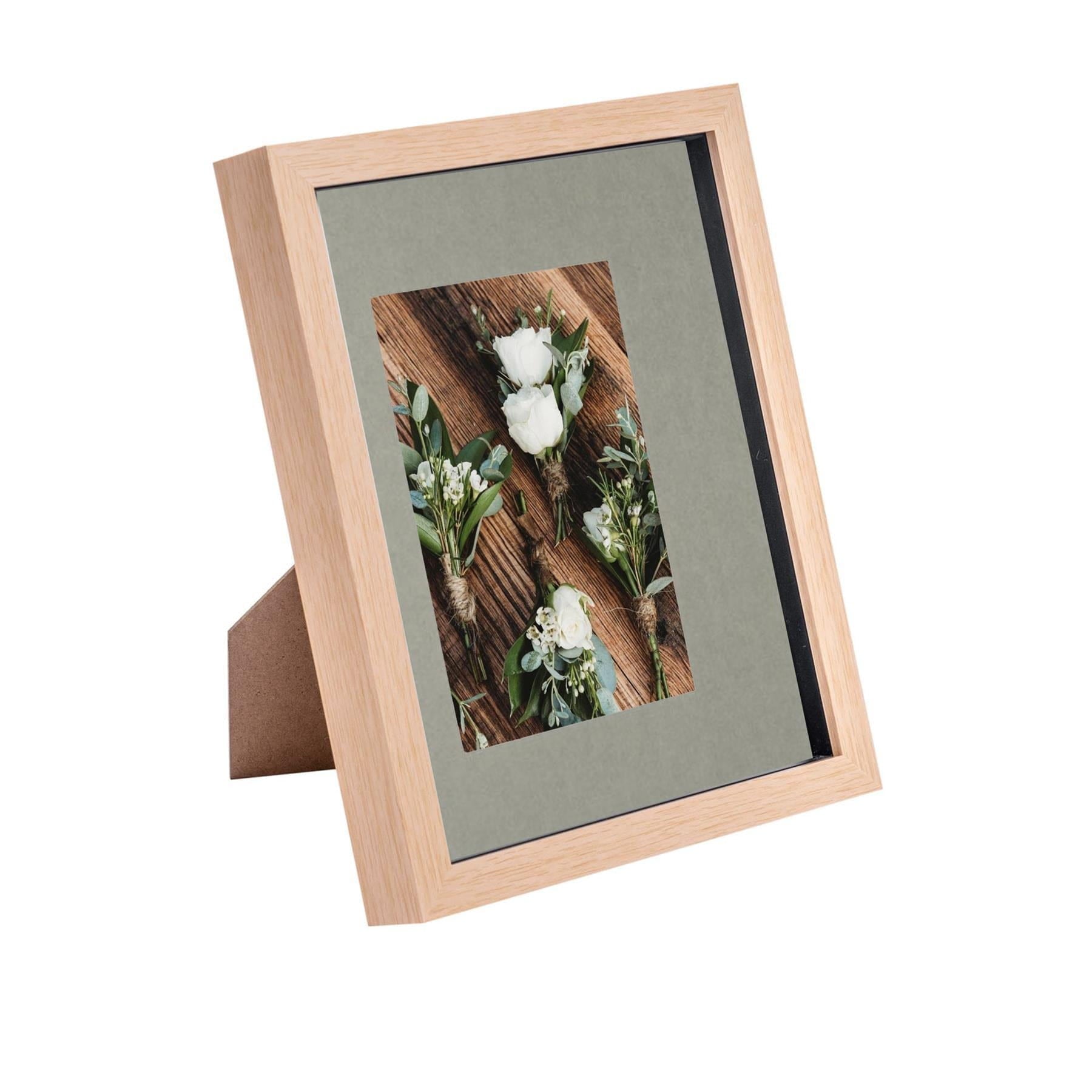 8 x 10 3D Box Photo Frame with 4 x 6 Mount