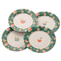 Belleek Living Christmas Cupcakes Set of 4 Tea Plates