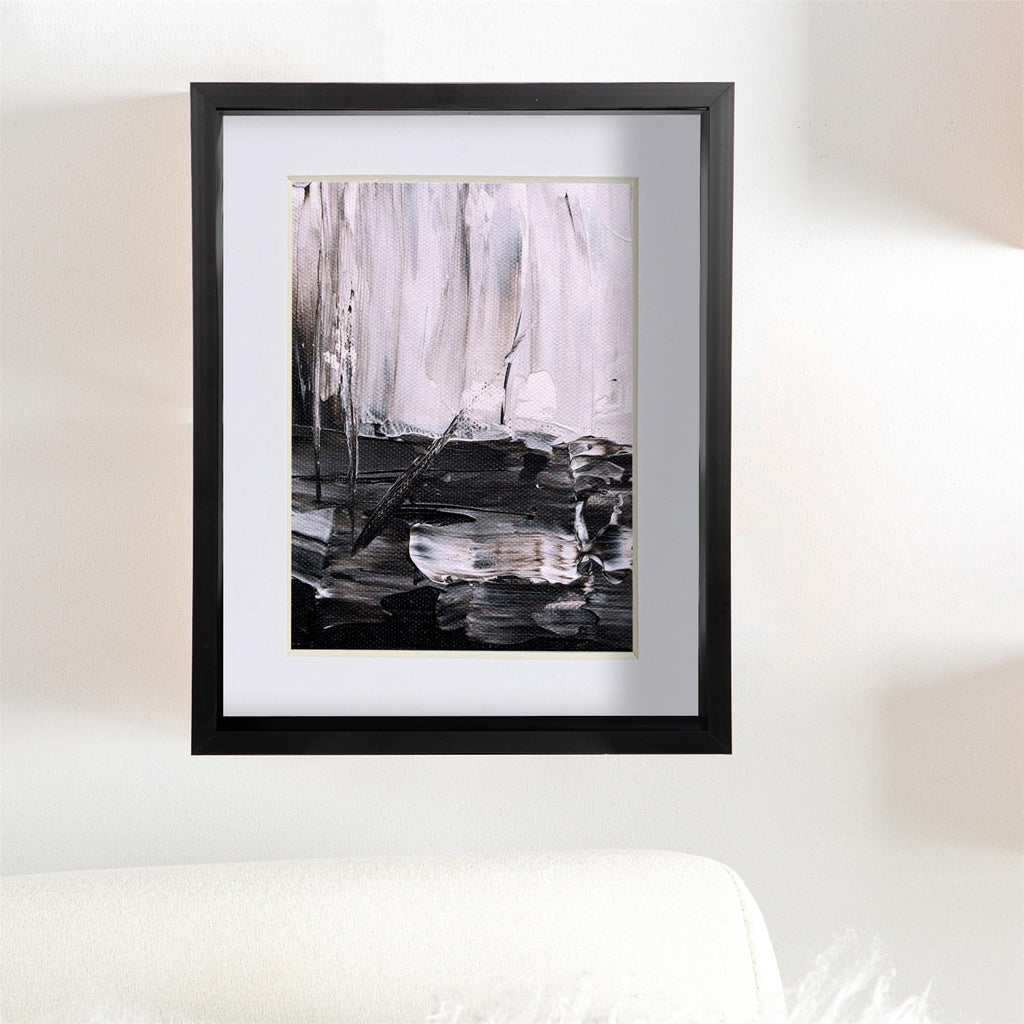 8 x 10 Black 3D Deep Box Photo Frame - with 5 x 7 Mount