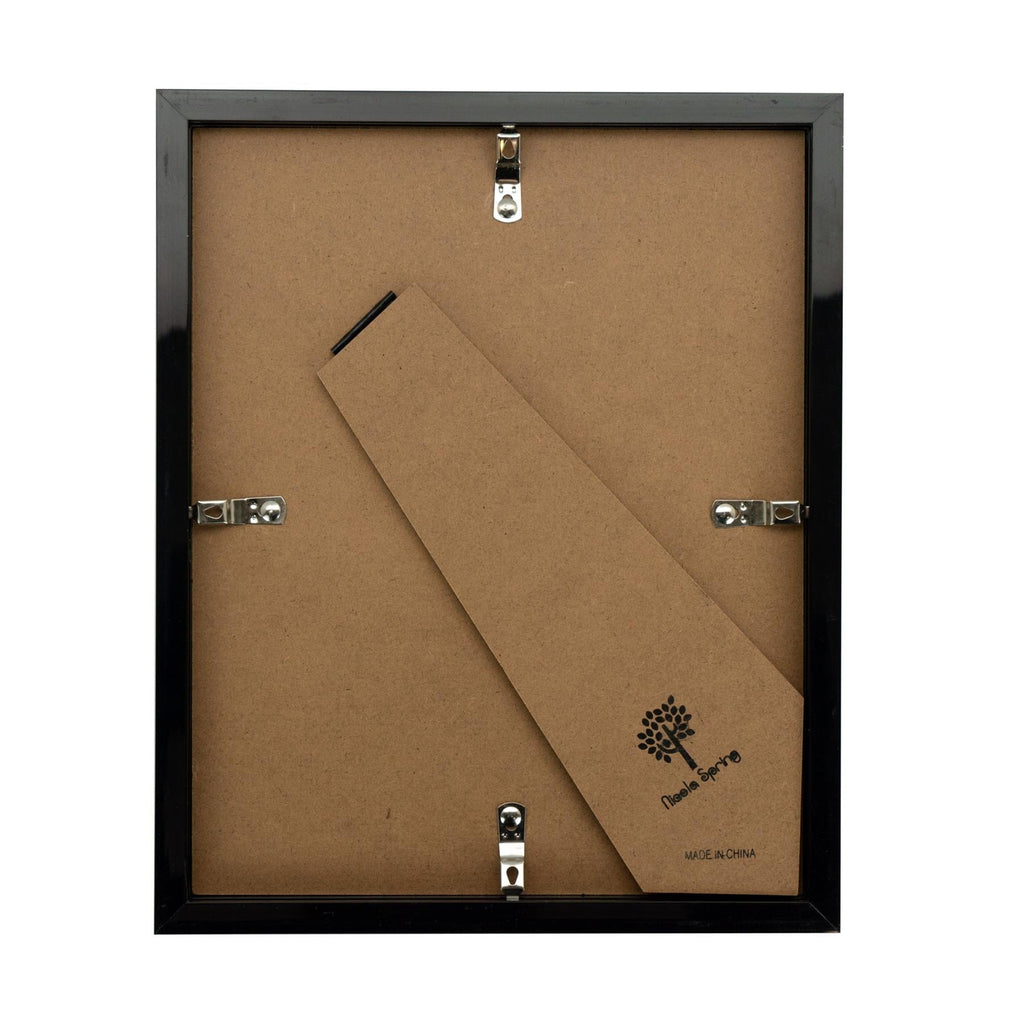8 x 10 Black 3D Box Photo Frame - with 4 x 6 Mount