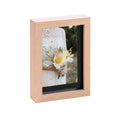 5 x 7 Light Wood 3D Box Photo Frame - with 4 x 6 Mount