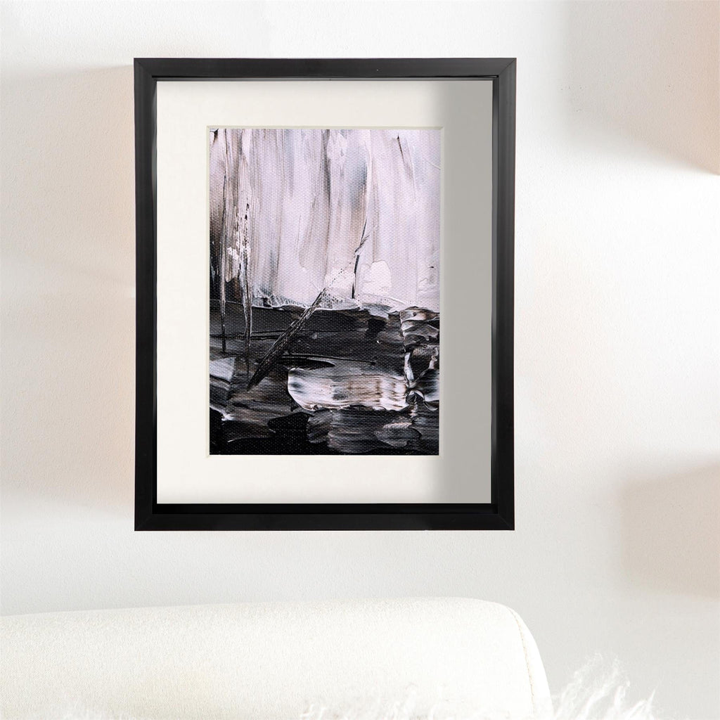 8 x 10 Black 3D Deep Box Photo Frame - with 5 x 7 Mount