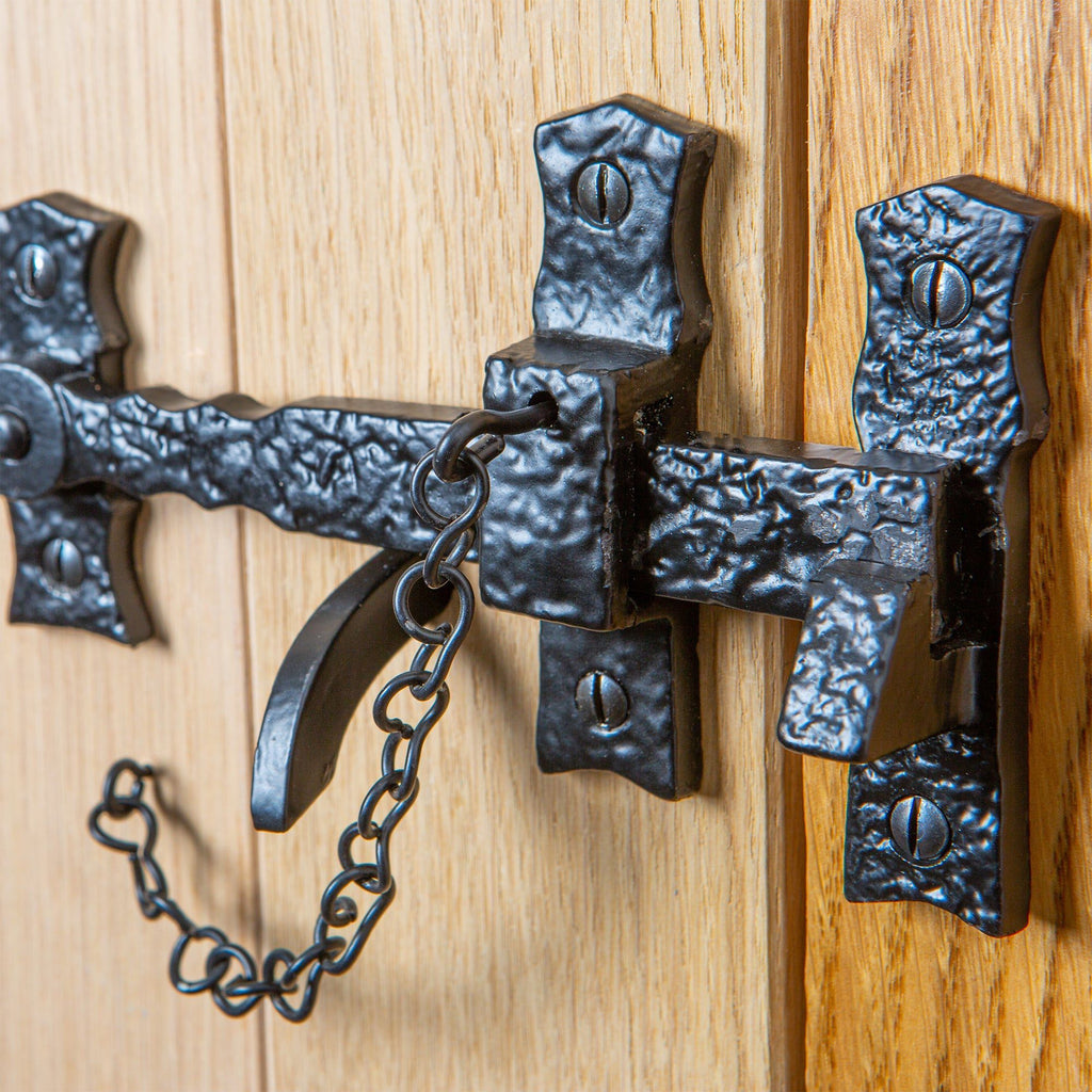 240mm Black Rustic Suffolk Latch