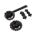 285mm Black Rose Ring Gate Latch