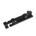 140mm Black Straight Shepherd's Crook Surface Bolt