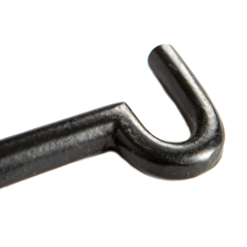 125mm Black Rustic Cabin Hook and Eye