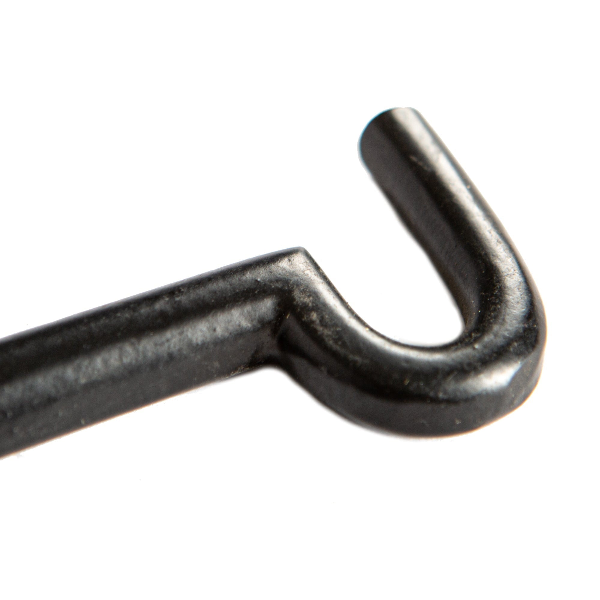 225mm Black Rustic Cabin Hook and Eye