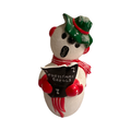 Ceramic Singing Snowman Figure
