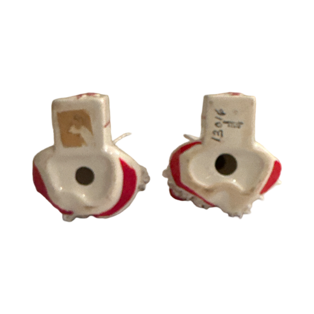 Holt Howard 1958 Spaghetti Trimmed Angel Candle Holders (Set of 2)