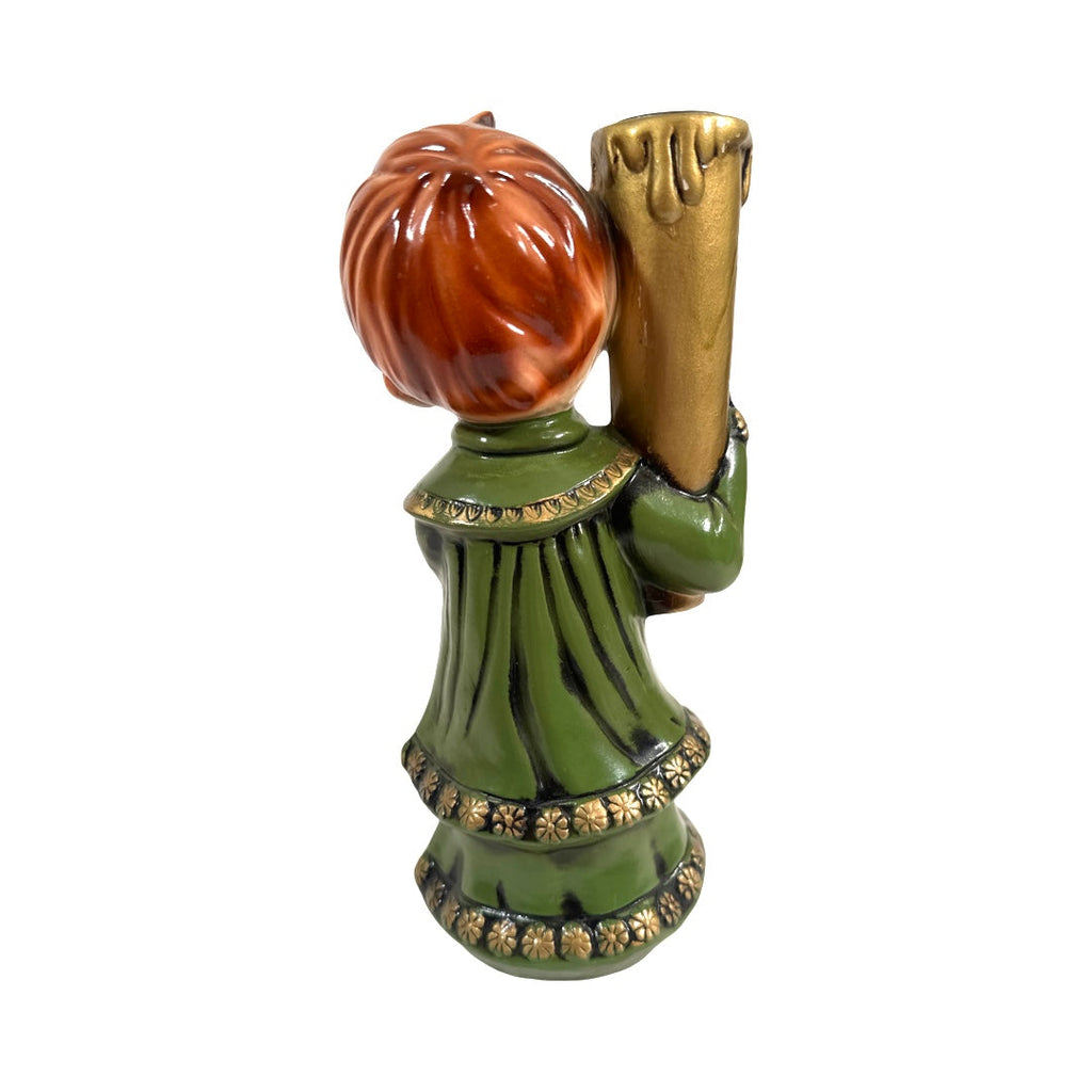 Vintage Star Choir Boy Candle Holder