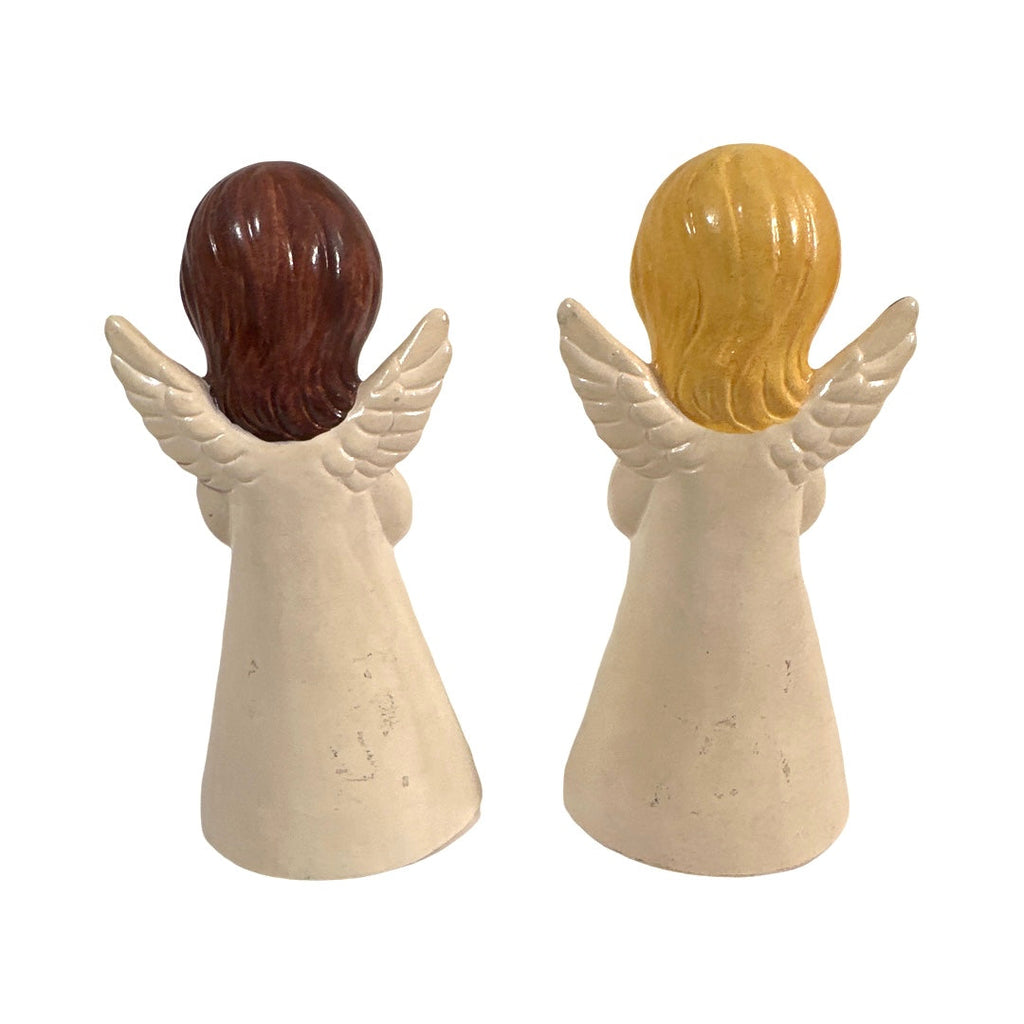 Mid-Century Praying Angels Figures (Set of 2)