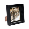 6 x 6 Black 3D Box Photo Frame - with 4 x 4 Mount