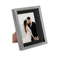 8 x 10 Grey 3D Box Photo Frame - with 5 x 7 Mount