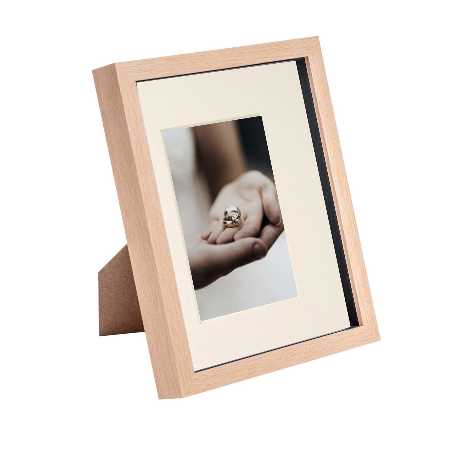 8 x 10 3D Box Photo Frame with 4 x 6 Mount
