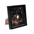 8 x 8 Black 3D Box Photo Frame - with 6 x 6 Mount