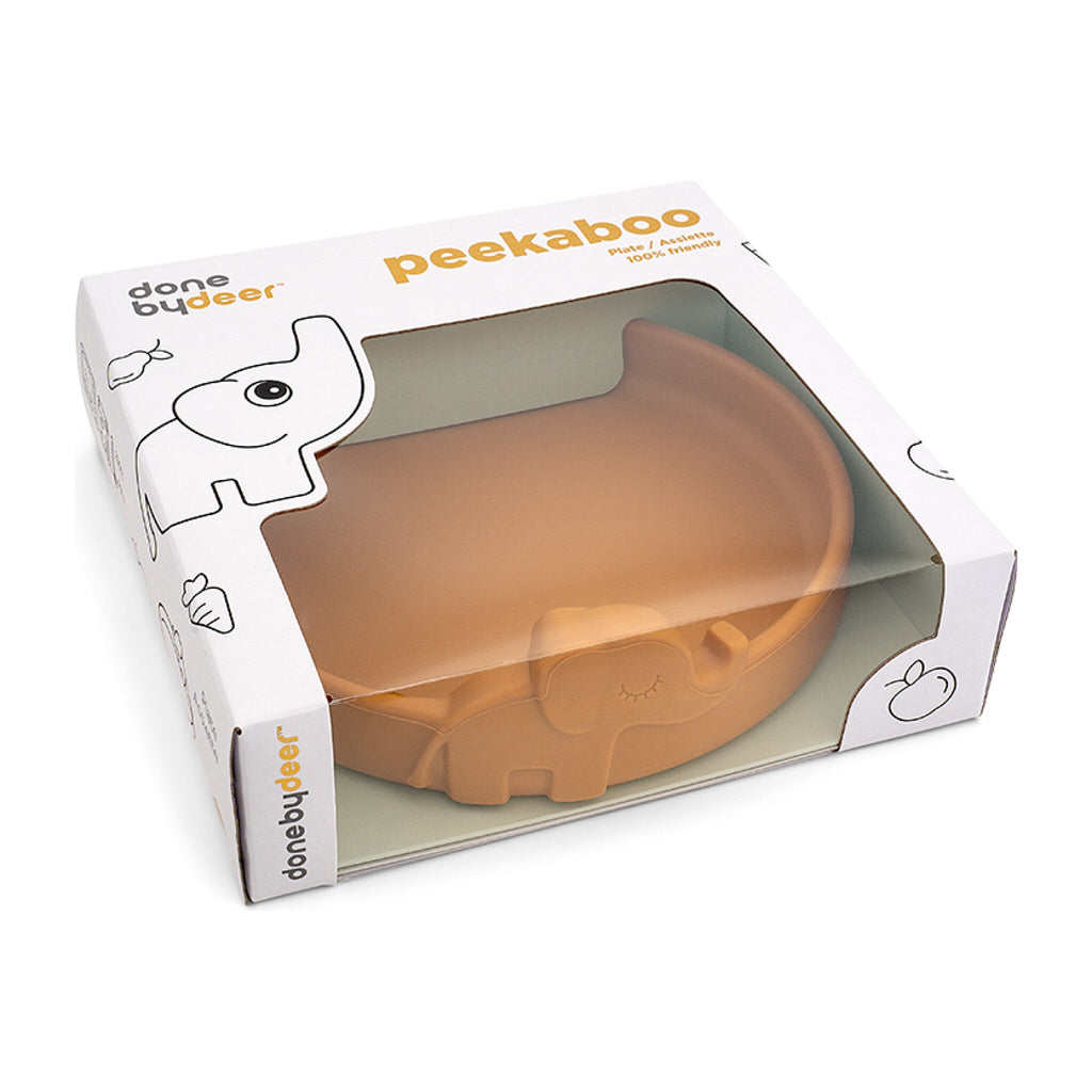 Peekaboo Plate | Elphee | Mustard