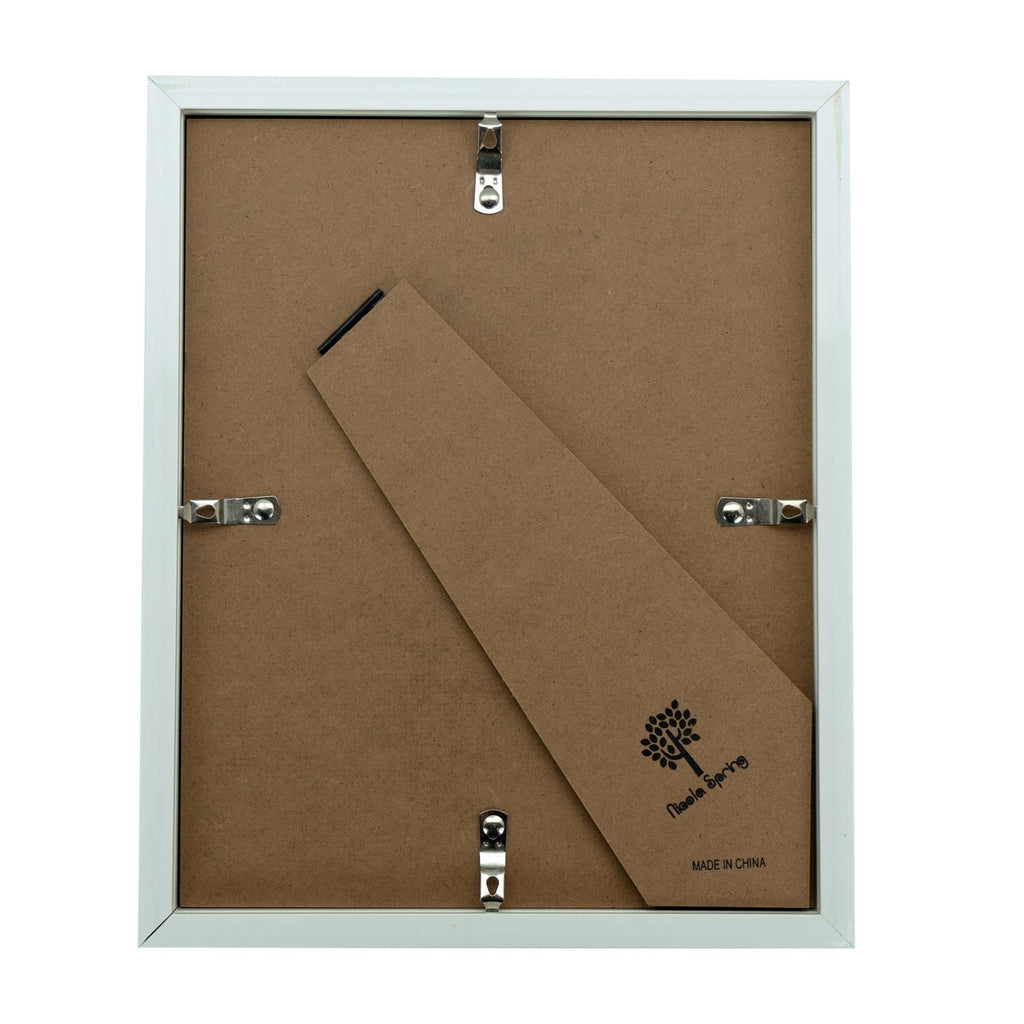 8 x 10 White 3D Box Photo Frame - with 4 x 6 Mount
