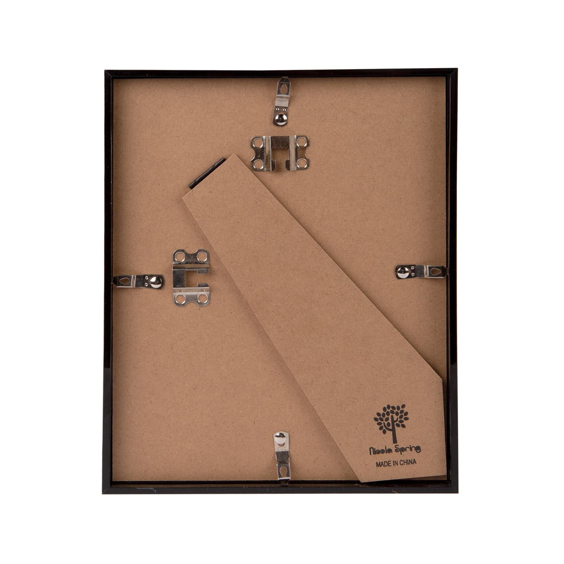 8 x 10 Black 3D Deep Box Photo Frame - with 5 x 7 Mount