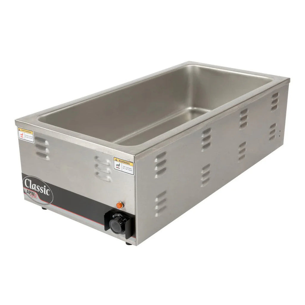 APW W-43V-120 12 x 27 Classic Countertop Warmer, 4/3 Size