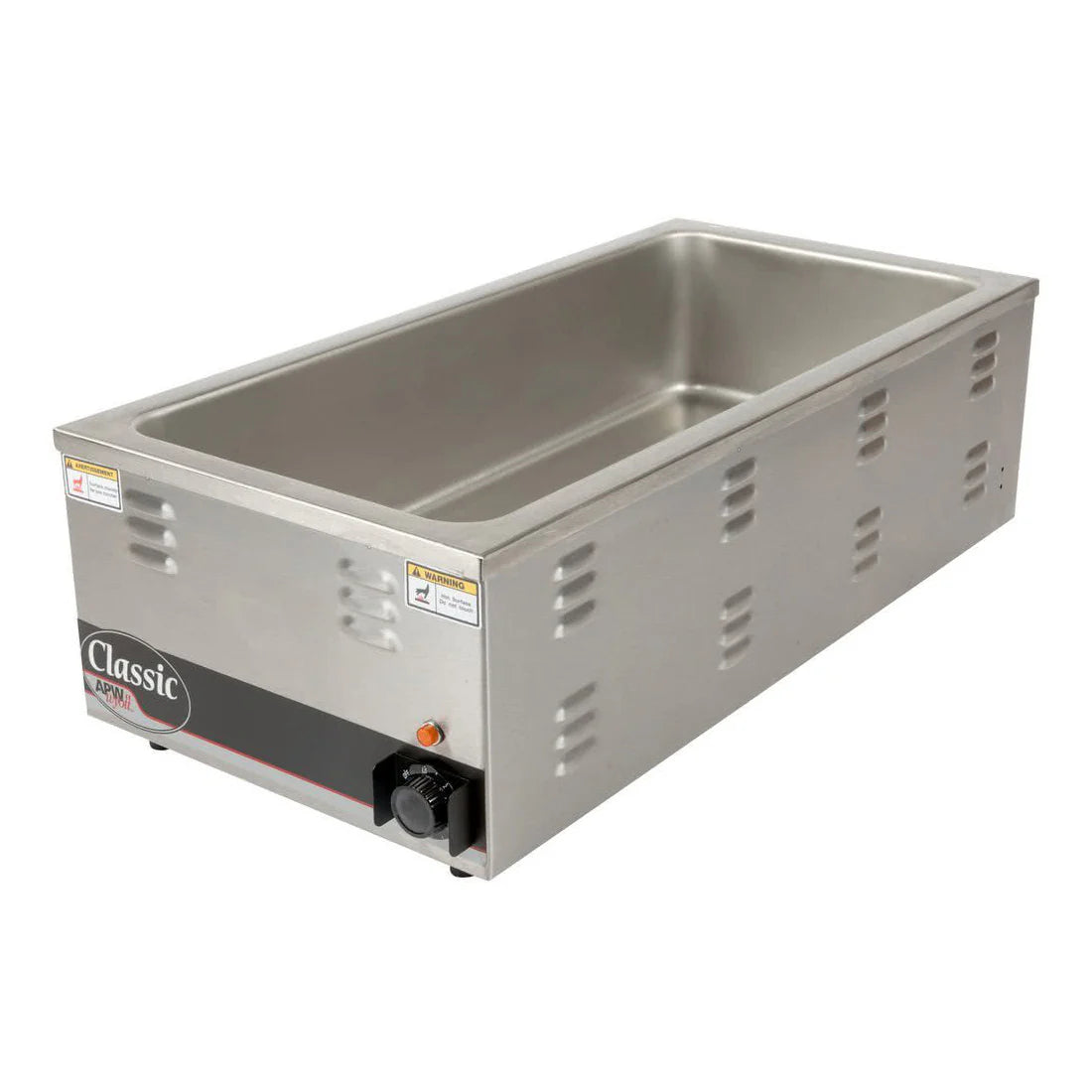 APW W-43V-120 12 x 27 Classic Countertop Warmer, 4/3 Size