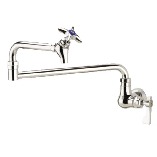 Krowne 16-182L Royal Series Wall Mount Pot Filler Faucet, 24 Jointed Spout