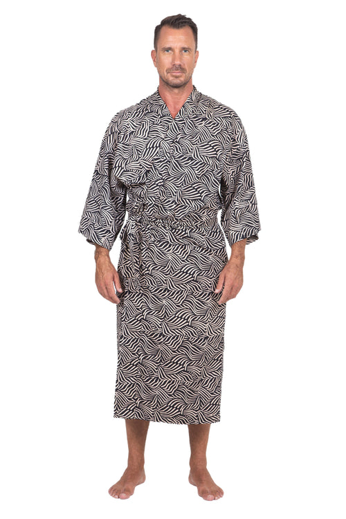 100% Cotton Artisan Batik Robe - Bedeg